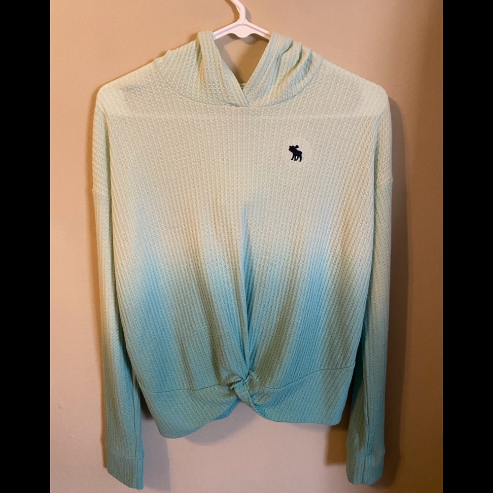Abercrombie kids Girl Cozy long- sleeve tie-front.